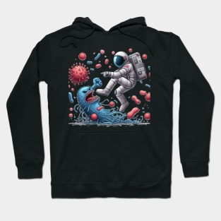 astronaut vs monster coli АІ Hoodie